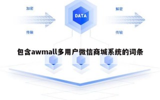 包含awmall多用户微信商城系统的词条