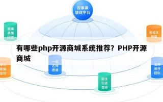 有哪些php开源商城系统推荐？PHP开源商城