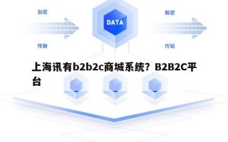 上海讯有b2b2c商城系统？B2B2C平台